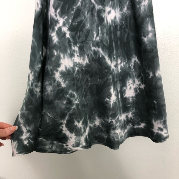 Olivaceous Slip Mini Dress Spaghetti Strap Drape Neck Tye Die Women’s Size Small - Picture 7 of 13